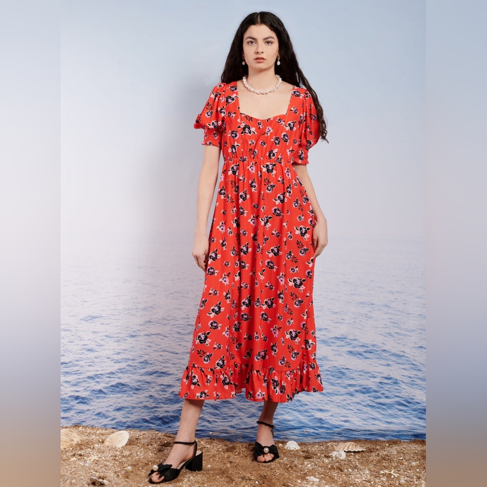 Sister Jane Conch Flower Midi Dress